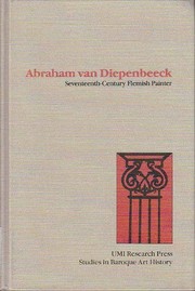 Cover of: Abraham Van Diepenbeeck: seventeenth century Flemish painter
