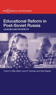 Cover of: Educational reform in post-Soviet Russia: legacies and prospects