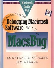 Debugging Macintosh software with MacsBug by Konstantin Othmer