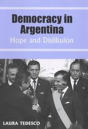 Cover of: Democracy in Argentina: hope and disillusion