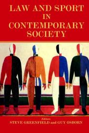 Cover of: Law and sport in contemporary society