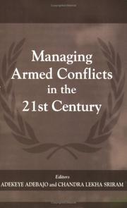 Cover of: Managing armed conflicts in the 21st century