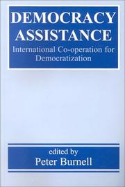 Cover of: Democracy Assistance by Peter Burnell