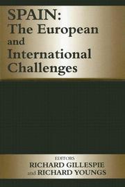Cover of: Spain: The European and International Challenges (Mediterranean Issues)