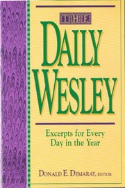Cover of: The Daily Wesley by John Wesley