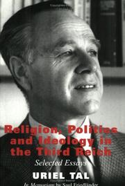 Cover of: Faith, politics, and Nazism: selected essays