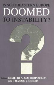 Cover of: Is Southeastern Europe doomed to instability?: a regional perspective