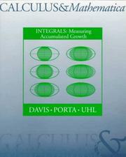 Cover of: Calculus & Mathematical: Integrals  by Bill Davis