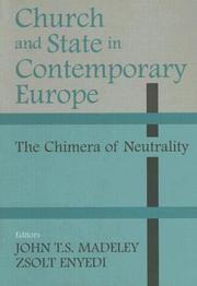 Cover of: Church and State in Contemporary Europe by John Madeley