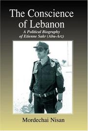 Cover of: The Conscience of Lebanon by Mordechai Nisan