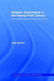 Cover of: Russian Governance in the Twenty-First Century: Geo-Strategy, Geopolitics and New Governance