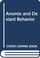 Cover of: Anomie and Deviant Behavior