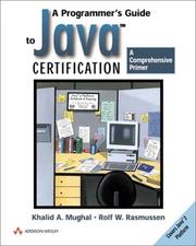 Cover of: A programmer's guide to Java certification by Khalid Azim Mughal