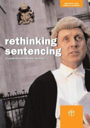 Cover of: Rethinking Sentencing (Christian Aid) by Peter Sedgwick