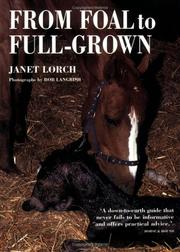 Cover of: From Foal to Full-Grown by Janet Lorch