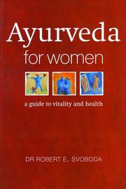 Cover of: Ayurveda for Women by Arthur avalon