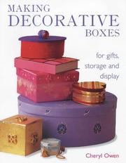 Cover of: Making Decorative Boxes