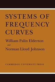 Cover of: Systems of Frequency Curves by William Palin Elderton, Norman Lloyd Johnson