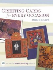 Cover of: Greeting Cards for Every Occasion by MaryJo McGraw