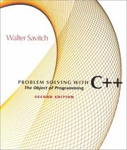Cover of: Problem Solving With C++ by Walter Savitch, Walter Savitch