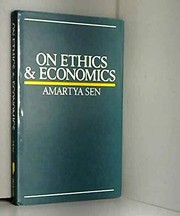 Cover of: On ethics and economics