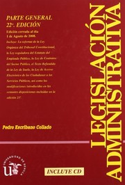 Cover of: Legislación Administrativa. Parte General by Pedro Escribano Collado