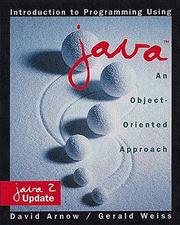 Cover of: Introduction to Programming Using Java: An Object-Oriented Approach: Java 2 Update