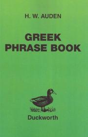 Cover of: Greek Phrase Book (Paperduck)