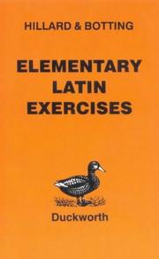Elementary Latin exercises by A.E Hillard, C.G. Botting