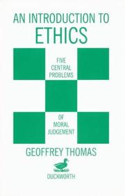 Cover of: An Introduction to Ethics (Interpretations)