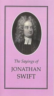 Cover of: The sayings of Jonathan Swift | Jonathan Swift