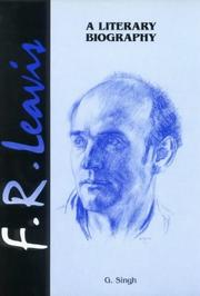 Cover of: F.R. Leavis: A Literary Biography