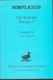 Cover of: On Aristotle "Physics 5" by 