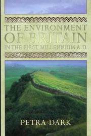 Cover of: The Environment of Britain in the First Millennium AD by Petra Dark