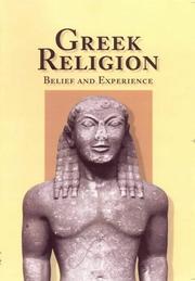 Cover of: Greek Religion: Belief and Experience