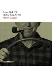 Cover of: Essential IDL: Interface Design for COM (The DevelopMentor Series)