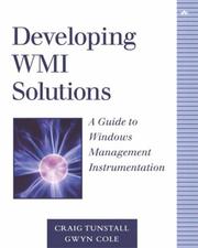 Cover of: Developing WMI Solutions: A Guide to Windows Management Instrumentation