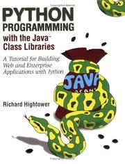 Cover of: Python programming with the Java class libraries by Richard Hightower, Richard Hightower