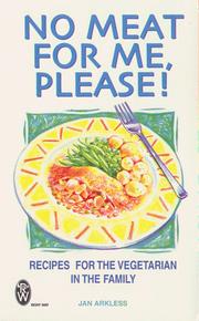 Cover of: No Meat for Me, Please!