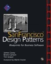Cover of: SanFrancisco design patterns by Carey, James