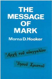 Cover of: The Message of Mark by Morna D. Hooker