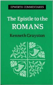 Cover of: The Epistle to the Romans (Epworth Commentary)