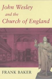 Cover of: John Wesley and the Church of England