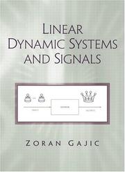 Cover of: Linear Dynamic Systems and Signals