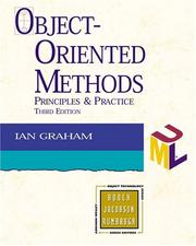 Cover of: Object-oriented methods by Ian Graham (programmer)