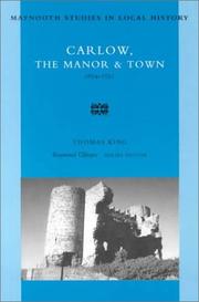 Cover of: Carlow: the manor and town, 1674-1721