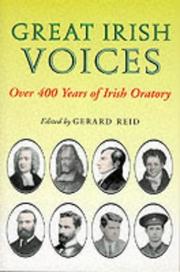 Cover of: Great Irish Voices | Gerard Reid