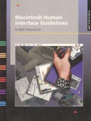Cover of: Macintosh human interface guidelines by [by Apple Computer, Inc.].