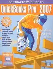 Cover of: Contractor's guide to QuickBooks pro 2007