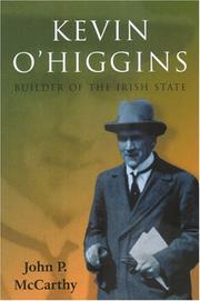 Cover of: Kevin O'Higgins by John P. McCarthy